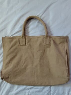 J.Jill Tan Canvas Tote Bag